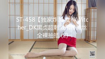 ST-458【独家炸裂 女神Witcher_DK黑贞超刺激吊带黑丝全裸抽插 (2)