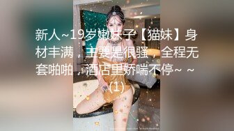 新人~19岁嫩妹子【猫妹】身材丰满，主要是很骚，全程无套啪啪，酒店里娇喘不停~ ~ (1)